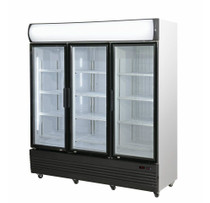 Triple Door Upright Glass Door Combined Fridge & Freezer LG-1500GEF