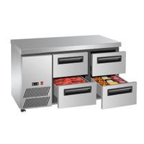 LBC125 Four Drawer Lowboy Fridge 1250mm W x 700 D x 700 H