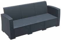 Monaco Lounge Sofa - No Cushions  - Anthracite
