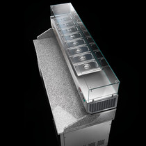 VR3215VD Mastercool Pizza Prep Fridge 2150mm 9 x 1/3 Tray