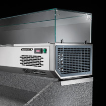 VR3215VD Mastercool Italian Pizza Prep Fridge 2150mm 9 x 1/3 Tray