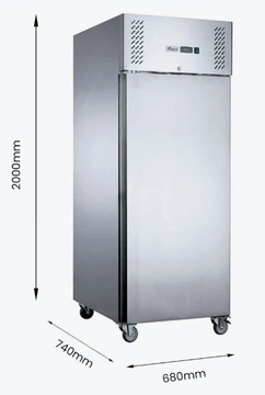 FED-X XURC400SFV Single Door Upright Fridge 429L | 10A 4M1 Food-Safe