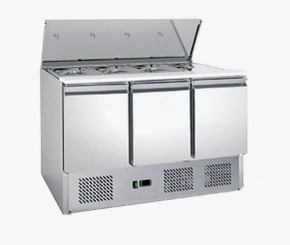 FED-X Three Door Salad Prep Fridge - XGNS1300S