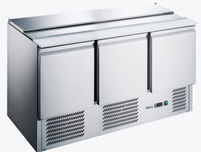 FED-X Three Door Salad Prep Fridge - XGNS1300S