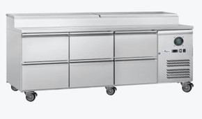 FED-X S/S Three Door Sandwich Counter - XSS8C20S3V