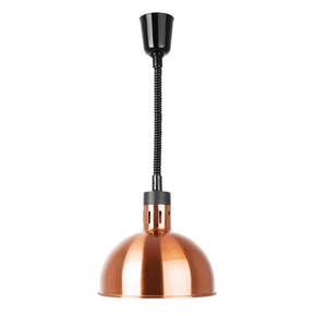 Apuro DY460-A Retractable Dome Heat Lamp Shade Copper Finish Apuro DY460-A Retractable Dome Heat Lamp Shade Copper Finish