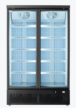Thermaster LG-1000BGBMF Double Door Glass Commercial Supermarket Freezer (930L)