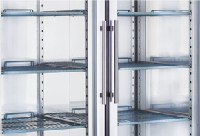 FED-X S/S Two Full Glass Door Upright Freezer - XURF1410G2V