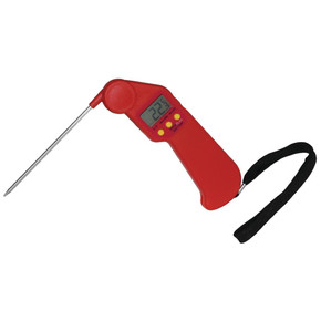 Hygiplas CF913 Easytemp Colour Coded Red Probe Thermometer
