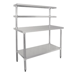 Vogue CC360 Stainless Steel Prep Station with Gantry 1800x600mm Vogue CC360 Stainless Steel Prep Station with Gantry 1800x600mm