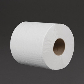 DL920 Jantex Centrefeed White Roll Paper Towels (Pack of 6)