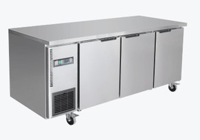 Thermaster TS1800TN-3D Stainless Steel Three Door Workbench Fridge (360L)