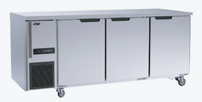Thermaster Stainless Steel Triple Door Workbench Fridge - TL1800TN-3D Thermaster Stainless Steel Triple Door Workbench Fridge - TL1800TN-3D