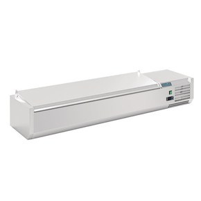 Polar FA855-A G-Series Countertop Prep Fridge with Lid 7x 1/4GN Polar FA855-A G-Series Countertop Prep Fridge with Lid 7x 1/4GN