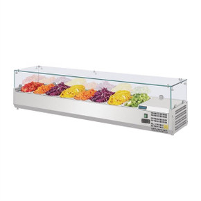 Polar G610-A G-Series Countertop Prep Fridge 8x 1/4GN Polar G610-A G-Series Countertop Prep Fridge 8x 1/4GN