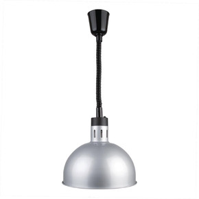 Apuro DY461-A Retractable Dome Heat Lamp Shade Silver Finish Apuro DY461-A Retractable Dome Heat Lamp Shade Silver Finish