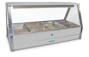 Roband E24RD Straight Glass Hot Foodbar Roband E24RD Straight Glass Hot Foodbar