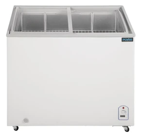 Polar GM498-A 200L Glass Top Display Chest Freezer | G-Series 10A