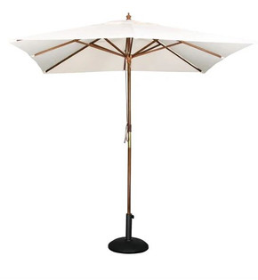 Bolero GH988 Square Outdoor Umbrella 2.5m Cream