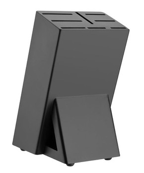 Vogue FS662 Tsuki Black Wooden Knife Block