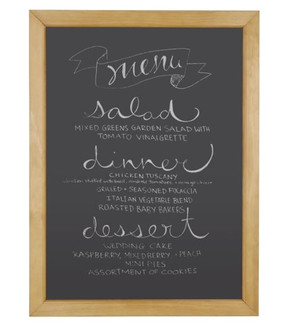 Olympia GG107 Wood Frame Chalkboard 600 x 800mm