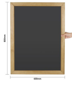 GG107 Chalkboard 600 x 800mm Olympia Wood Frame