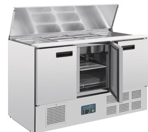 Polar G607-A G-Series Saladette Counter Fridge 368Ltr