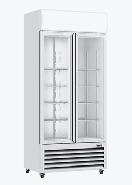 Thermaster Double Glass Door Colourbond Upright Drink Fridge LG-580P
