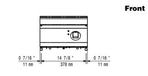 Zanussi 372282 EVO700 - Electric Induction Wok HP