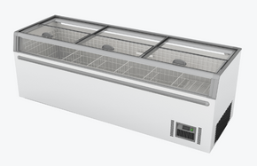 Thermaster 1105L Supermarket Island Freezer with Glass Sliding Lids ZCD-L250G