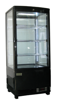 Exquisite CTD78-LED - Four Sided Glass Counter Top Fridge Exquisite CTD78-LED - Four Sided Glass Counter Top Fridge