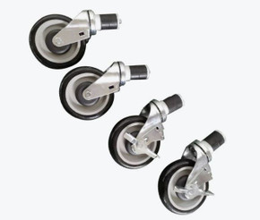 Modular System Castor Set for Economic Stainless Steel Benches - CASTOR-D41