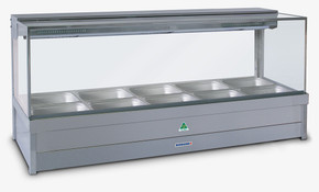 Roband S25RD Square Glass Hot Foodbar Roband S25RD Square Glass Hot Foodbar