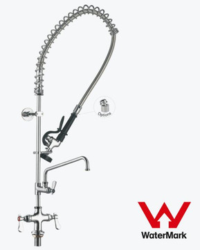 Sunmixer Pre Rinse Unit with Add-on faucet and 305mm Swing Nozzle