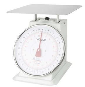 Vogue F173 Kitchen Scale Flat Top 10kg - Grad. 50g Vogue F173 Kitchen Scale Flat Top 10kg - Grad. 50g