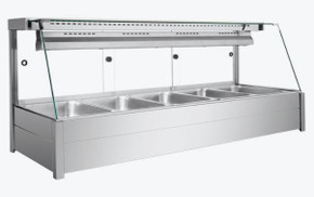 Bonvue Angled Countertop Wet and Dry Bain Marie BM17TC