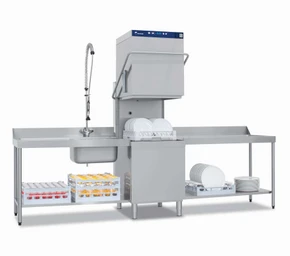 Eurowash EW800 Commercial Passthrough Hood Dishwasher