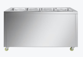 Thermaster Premium Wet and Dry Bain Marie Food Display 4x1/1 GN Pans PG150FE-XB