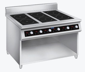 Electmax 700 Series Induction 6-Burner Cooker with Splashback EIC7-1200P
