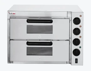 BakerMax EP-2T Double Deck Commercial Pizza Oven | 10A