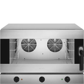 Smeg Professional ALFA425H-2 4-Tray Commercial Humidified Convection Oven (Side-Opening Door)