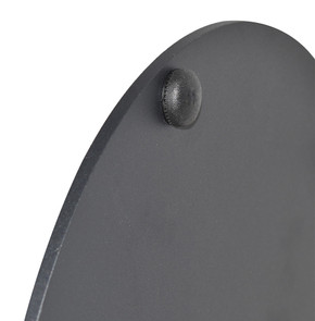 EZ Furn KBTTIDI54BKBKBR Base Table Tivoli Disc 540 Black + Black Brass Collar