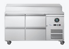 FED-X S/S Four Drawer Sandwich Counter - XSS7C13S2V-4D