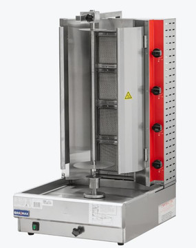 Semi-automatic 4 Burner LPG Kebab Machine