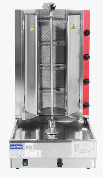 GasMax Semi-automatic 4 Burner NG Kebab Machine KB-4