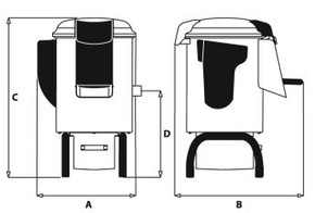 Brice FAMFP100 Series Potato Peeler