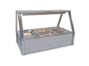 Roband E23 Straight Glass Double Row Commercial Hot Food Display Bar