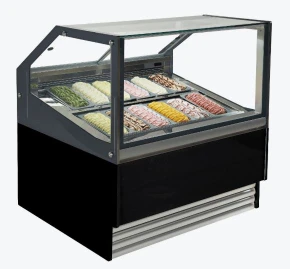 Bonvue SGD-12B Commercial Gelato & Ice Cream Display Showcase (12 x 5L Pans)