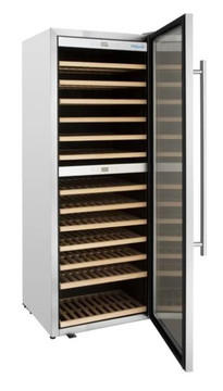 Polar GM628-A G-Series Dual Zone Wine Fridge Stainless Steel - 126 Bottle