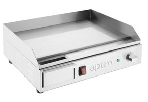 Apuro CU626-A Commercial Electric Steel Griddle 525mm | 15A 2.2kW